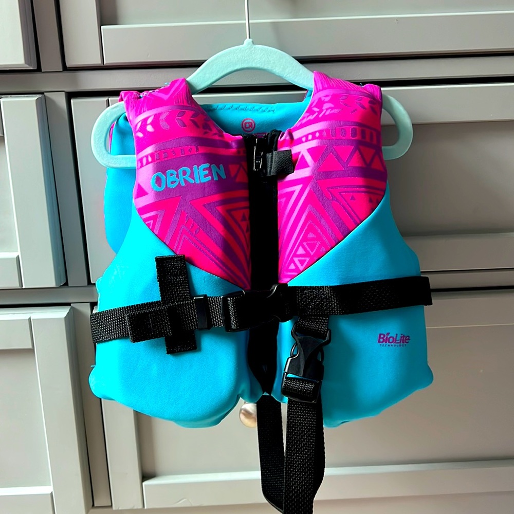 OBrien cost guard approved life vest life jacket for infant